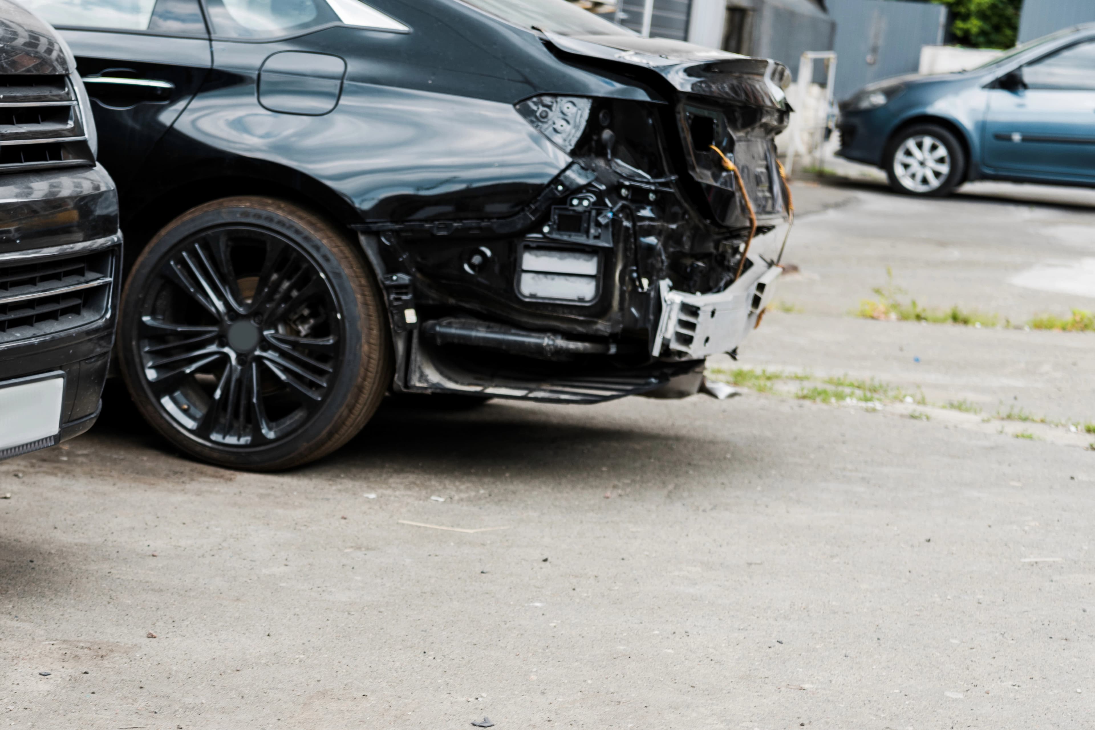 Car after a collision