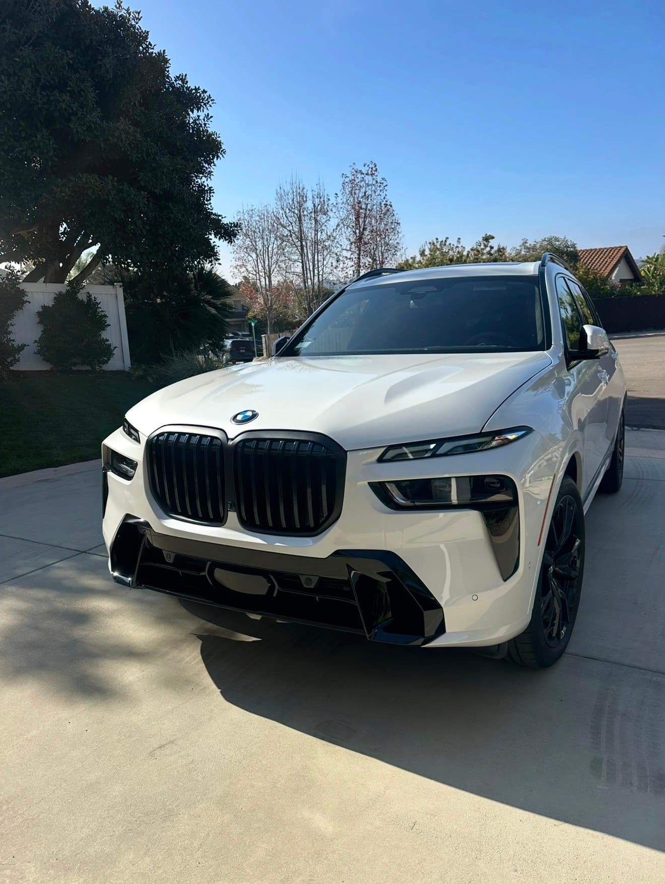 2026 white bmw x7 residential delivery