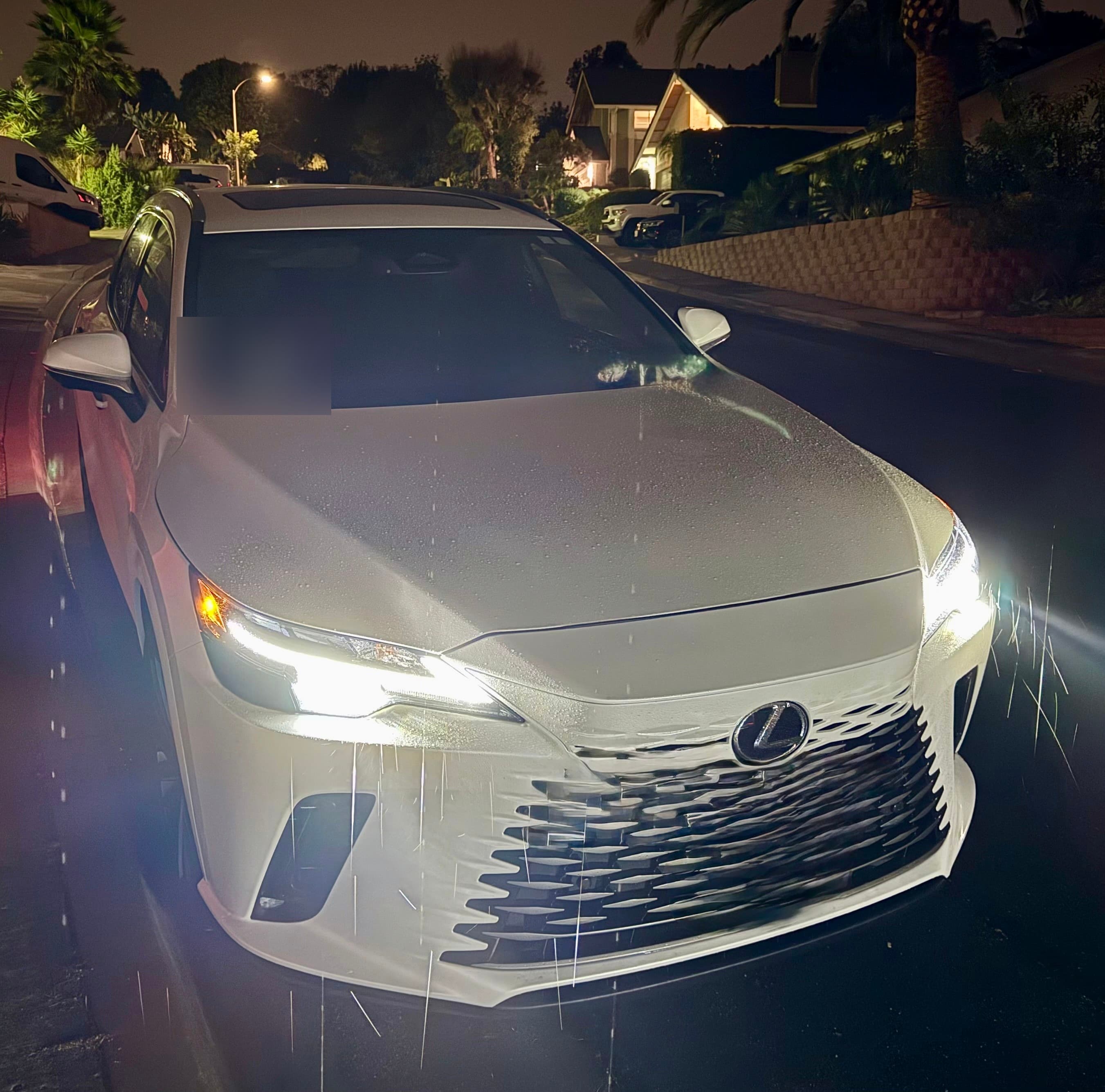 2026 white lexus RX residential delivery