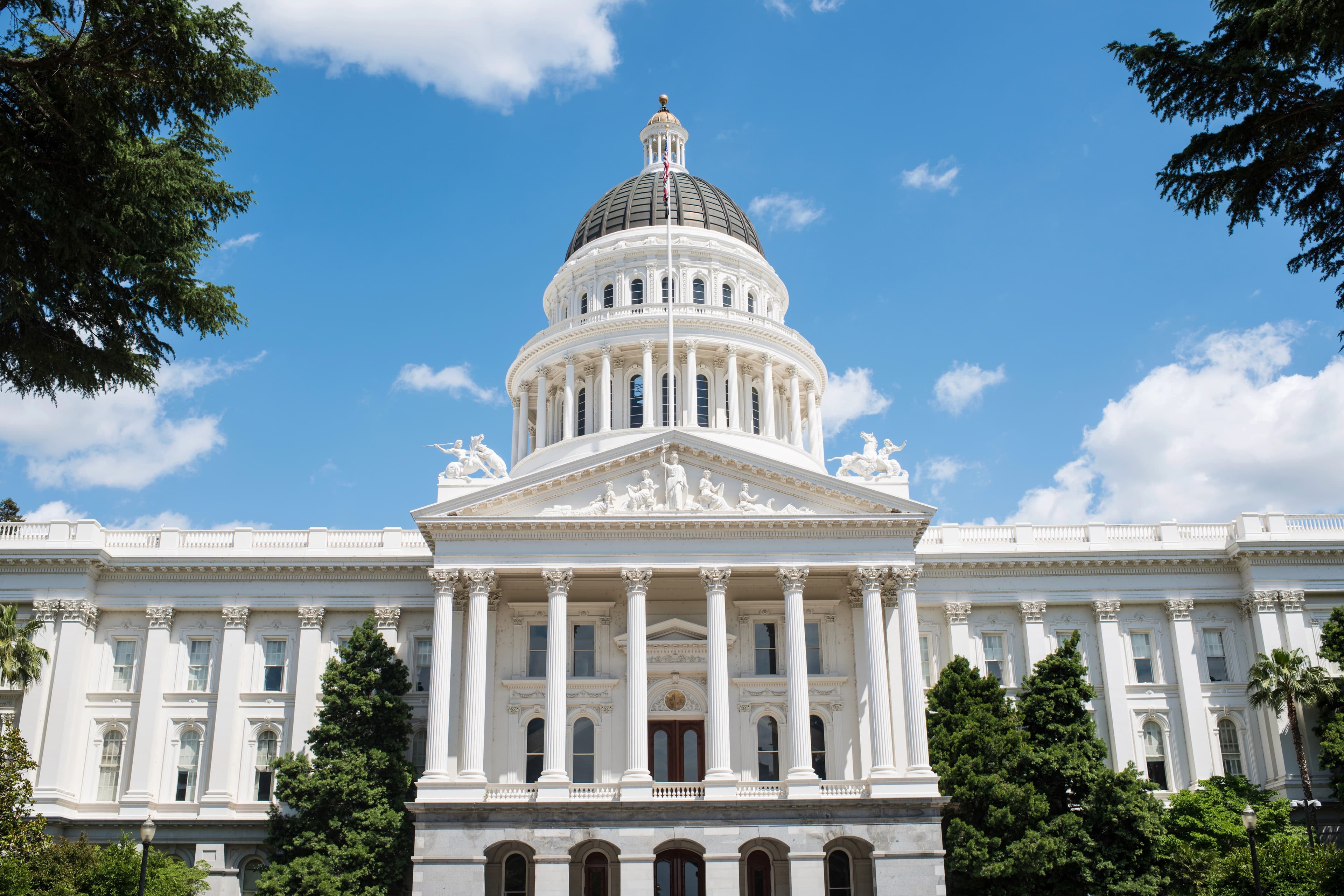 The California State Capitol in Sacramento
