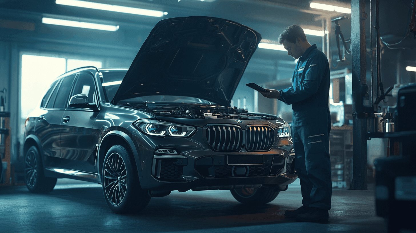 BMW X5 Getting Repaired
